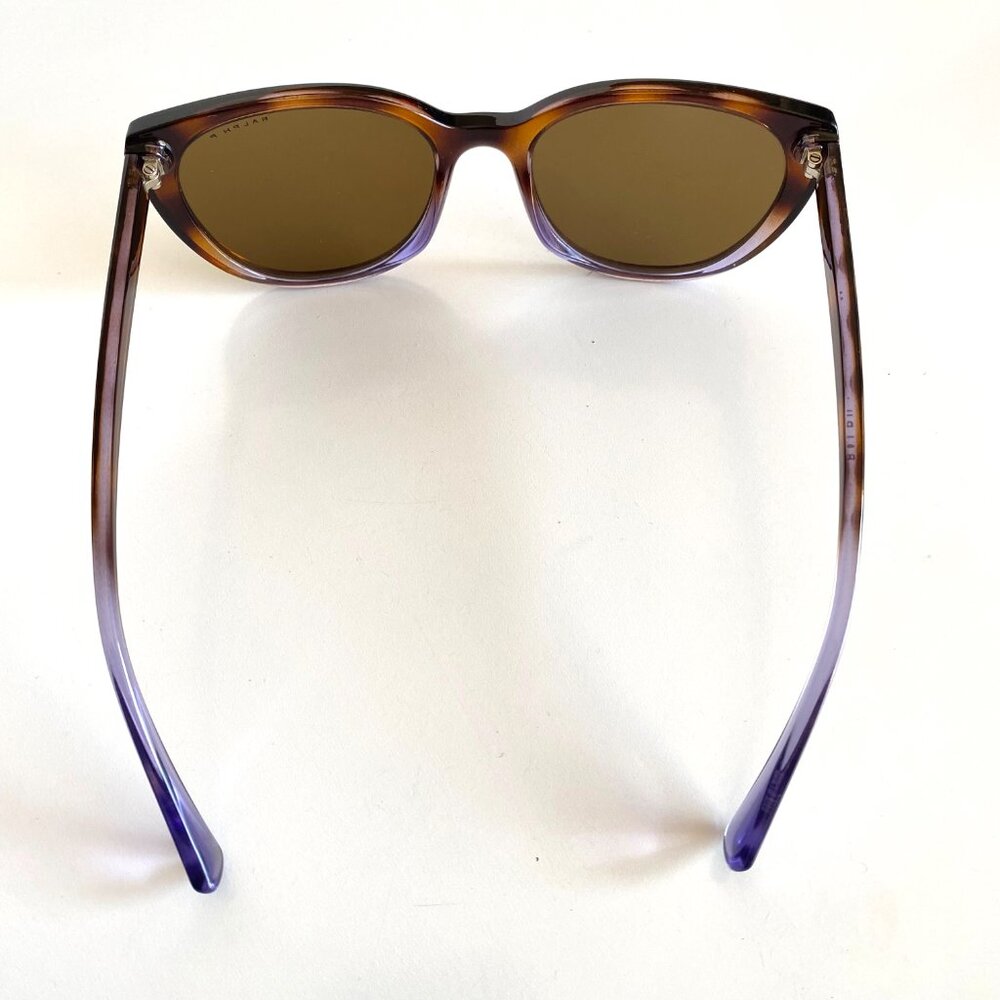 Ralph Lauren RA 5249 Brown Tortoise Purple Sunglasses 55-19-140 Polarize + Case - Picture 13 of 13